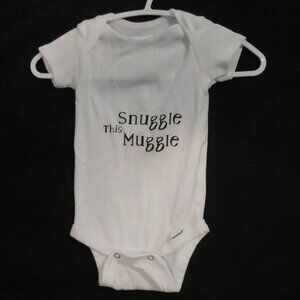 GERBER Harry Potter Inspired "Snuggle This Muggle" Baby Bodysuit - Gerber 0-3M